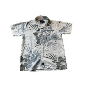 O'Neill Button Down short sleeve Shirt, Blue, size Med, Slim Fit, Cotton